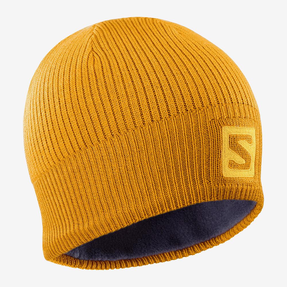 Gorros Salomon Hombre Amarillo - Salomon Argentina LOGO ,906847-KNI